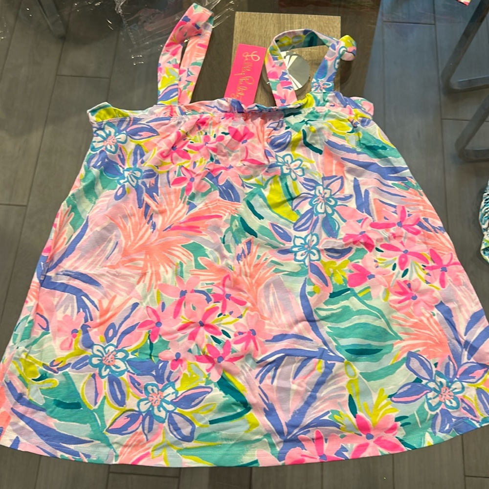 Lilly Pulitzer it was all a dream tank top size XS NWT